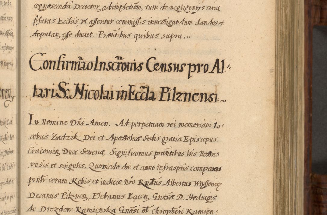 Zdjęcie nr 322 dla obiektu archiwalnego: Acta episcopalia R. D. Jacobi Zadzik, episcopi Cracoviensis et ducis Severiae annorum 1639 et 1640. Volumen II