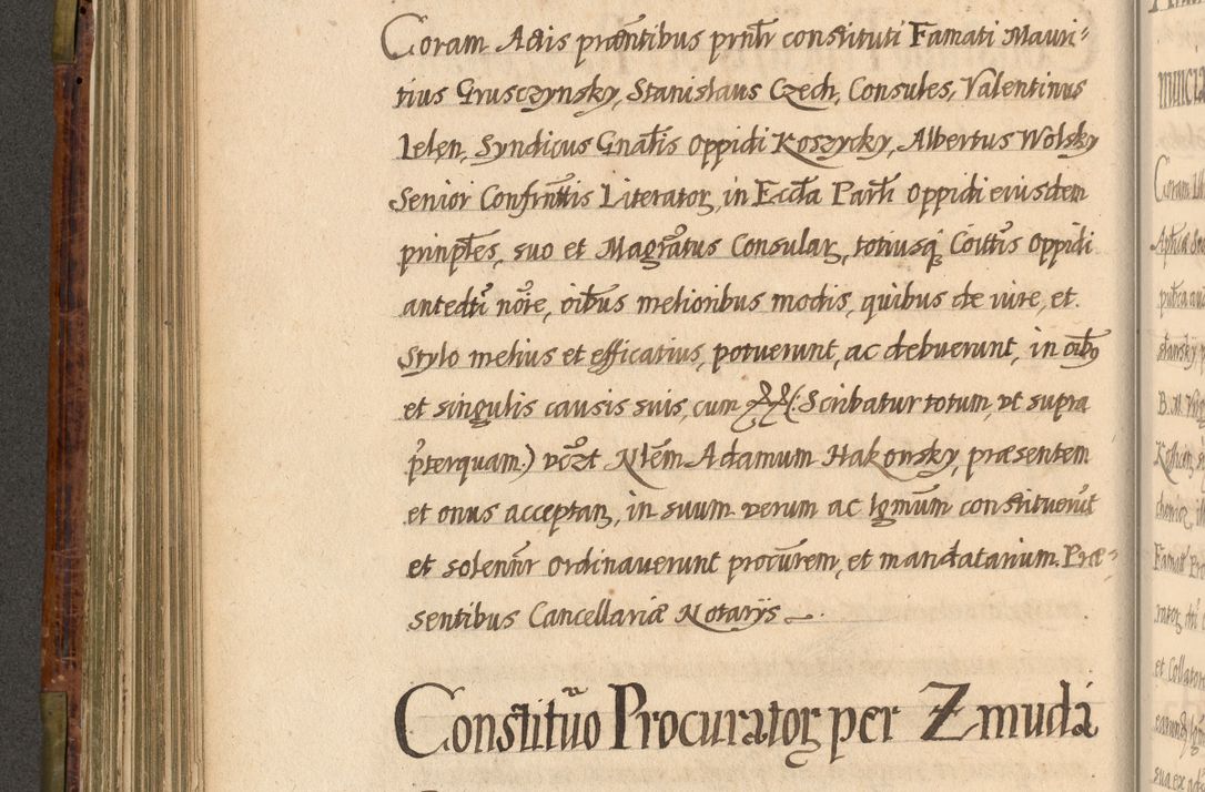 Zdjęcie nr 313 dla obiektu archiwalnego: Acta episcopalia R. D. Jacobi Zadzik, episcopi Cracoviensis et ducis Severiae annorum 1639 et 1640. Volumen II