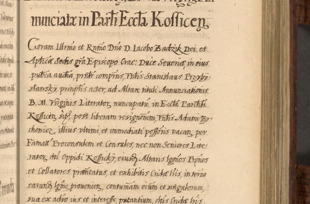 Zdjęcie nr 314 dla obiektu archiwalnego: Acta episcopalia R. D. Jacobi Zadzik, episcopi Cracoviensis et ducis Severiae annorum 1639 et 1640. Volumen II