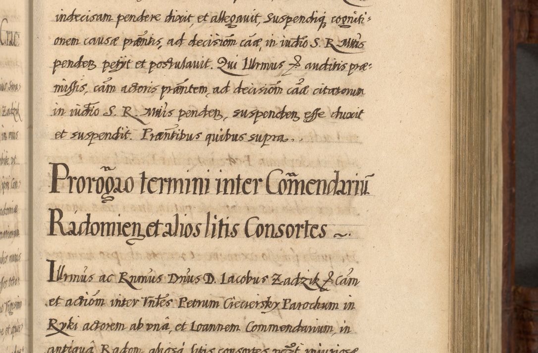 Zdjęcie nr 306 dla obiektu archiwalnego: Acta episcopalia R. D. Jacobi Zadzik, episcopi Cracoviensis et ducis Severiae annorum 1639 et 1640. Volumen II