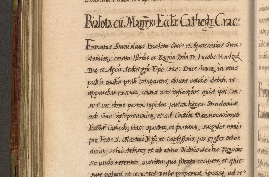 Zdjęcie nr 305 dla obiektu archiwalnego: Acta episcopalia R. D. Jacobi Zadzik, episcopi Cracoviensis et ducis Severiae annorum 1639 et 1640. Volumen II