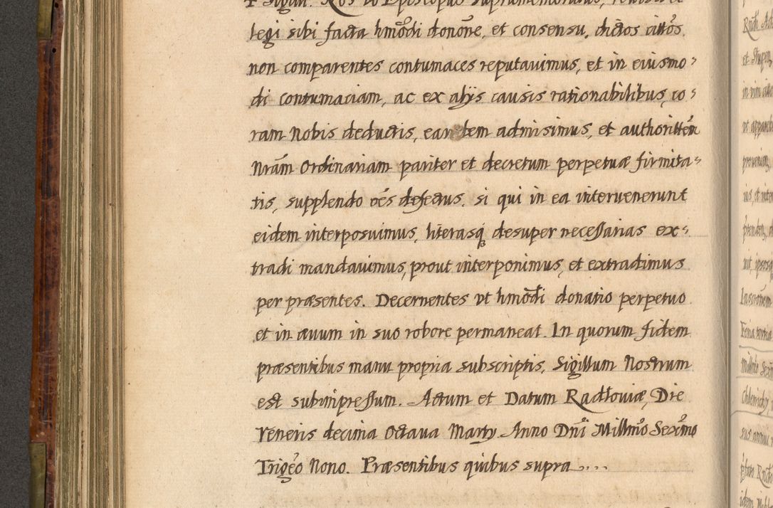 Zdjęcie nr 301 dla obiektu archiwalnego: Acta episcopalia R. D. Jacobi Zadzik, episcopi Cracoviensis et ducis Severiae annorum 1639 et 1640. Volumen II