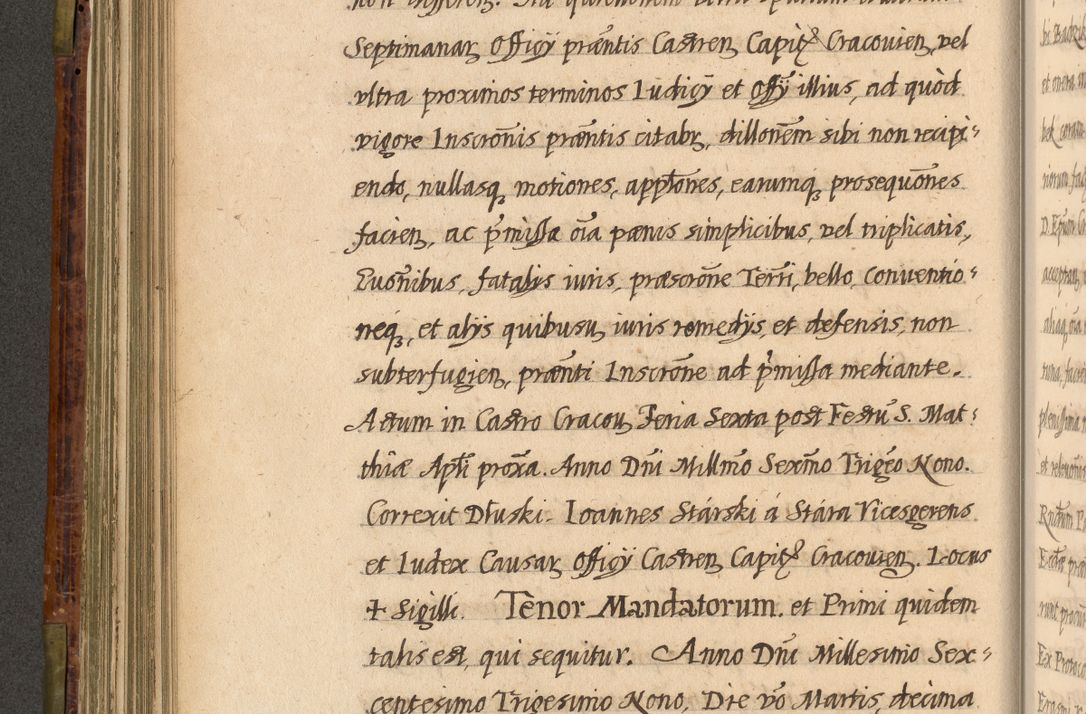 Zdjęcie nr 291 dla obiektu archiwalnego: Acta episcopalia R. D. Jacobi Zadzik, episcopi Cracoviensis et ducis Severiae annorum 1639 et 1640. Volumen II
