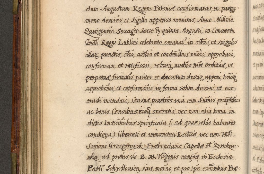 Zdjęcie nr 279 dla obiektu archiwalnego: Acta episcopalia R. D. Jacobi Zadzik, episcopi Cracoviensis et ducis Severiae annorum 1639 et 1640. Volumen II