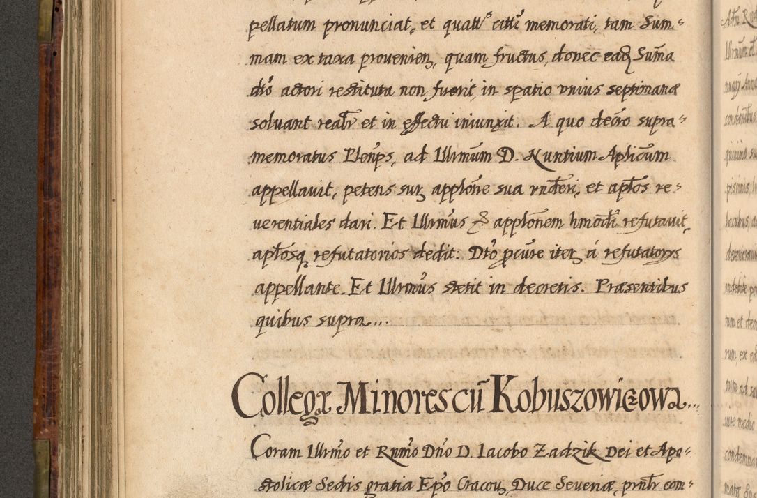 Zdjęcie nr 271 dla obiektu archiwalnego: Acta episcopalia R. D. Jacobi Zadzik, episcopi Cracoviensis et ducis Severiae annorum 1639 et 1640. Volumen II