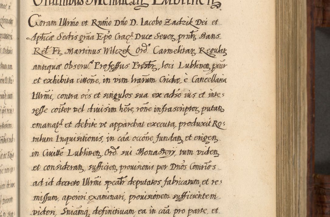 Zdjęcie nr 266 dla obiektu archiwalnego: Acta episcopalia R. D. Jacobi Zadzik, episcopi Cracoviensis et ducis Severiae annorum 1639 et 1640. Volumen II