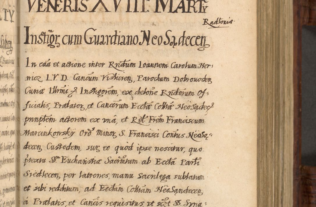 Zdjęcie nr 258 dla obiektu archiwalnego: Acta episcopalia R. D. Jacobi Zadzik, episcopi Cracoviensis et ducis Severiae annorum 1639 et 1640. Volumen II