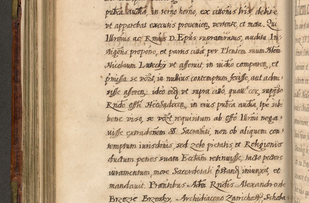 Zdjęcie nr 259 dla obiektu archiwalnego: Acta episcopalia R. D. Jacobi Zadzik, episcopi Cracoviensis et ducis Severiae annorum 1639 et 1640. Volumen II