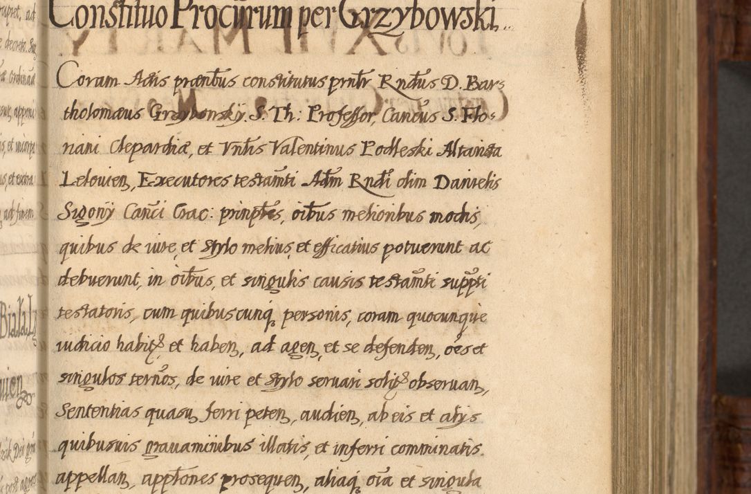 Zdjęcie nr 256 dla obiektu archiwalnego: Acta episcopalia R. D. Jacobi Zadzik, episcopi Cracoviensis et ducis Severiae annorum 1639 et 1640. Volumen II