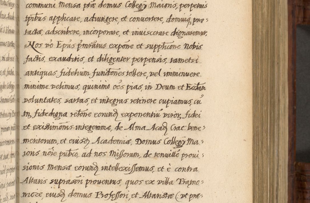Zdjęcie nr 252 dla obiektu archiwalnego: Acta episcopalia R. D. Jacobi Zadzik, episcopi Cracoviensis et ducis Severiae annorum 1639 et 1640. Volumen II