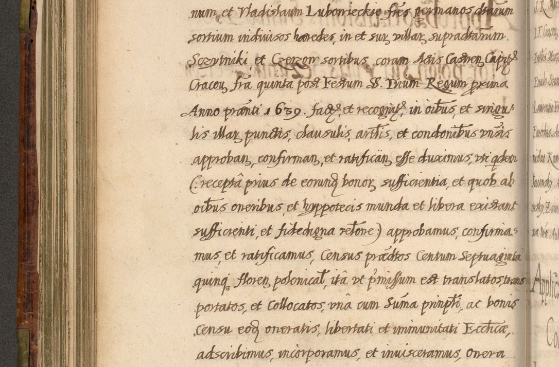 Zdjęcie nr 249 dla obiektu archiwalnego: Acta episcopalia R. D. Jacobi Zadzik, episcopi Cracoviensis et ducis Severiae annorum 1639 et 1640. Volumen II