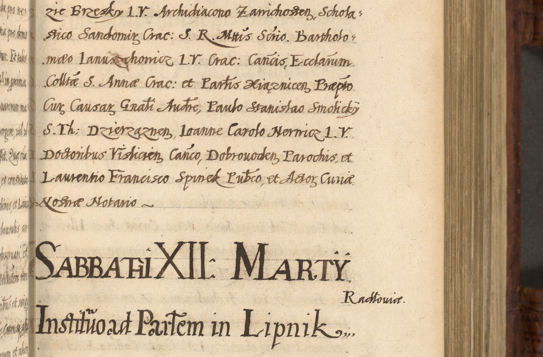 Zdjęcie nr 246 dla obiektu archiwalnego: Acta episcopalia R. D. Jacobi Zadzik, episcopi Cracoviensis et ducis Severiae annorum 1639 et 1640. Volumen II