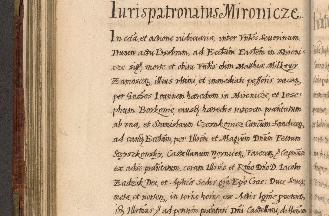 Zdjęcie nr 225 dla obiektu archiwalnego: Acta episcopalia R. D. Jacobi Zadzik, episcopi Cracoviensis et ducis Severiae annorum 1639 et 1640. Volumen II