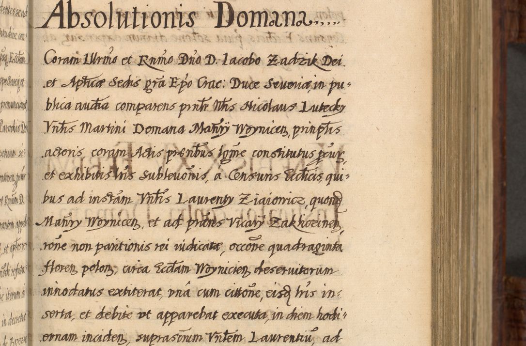 Zdjęcie nr 220 dla obiektu archiwalnego: Acta episcopalia R. D. Jacobi Zadzik, episcopi Cracoviensis et ducis Severiae annorum 1639 et 1640. Volumen II
