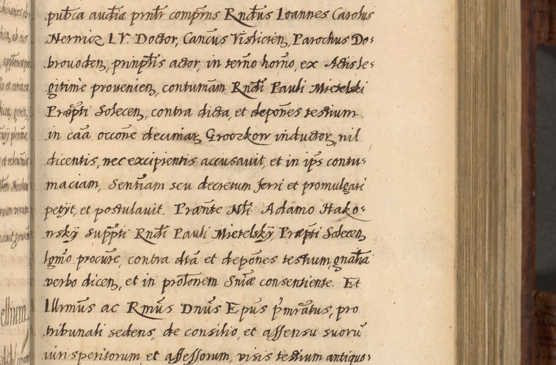 Zdjęcie nr 218 dla obiektu archiwalnego: Acta episcopalia R. D. Jacobi Zadzik, episcopi Cracoviensis et ducis Severiae annorum 1639 et 1640. Volumen II