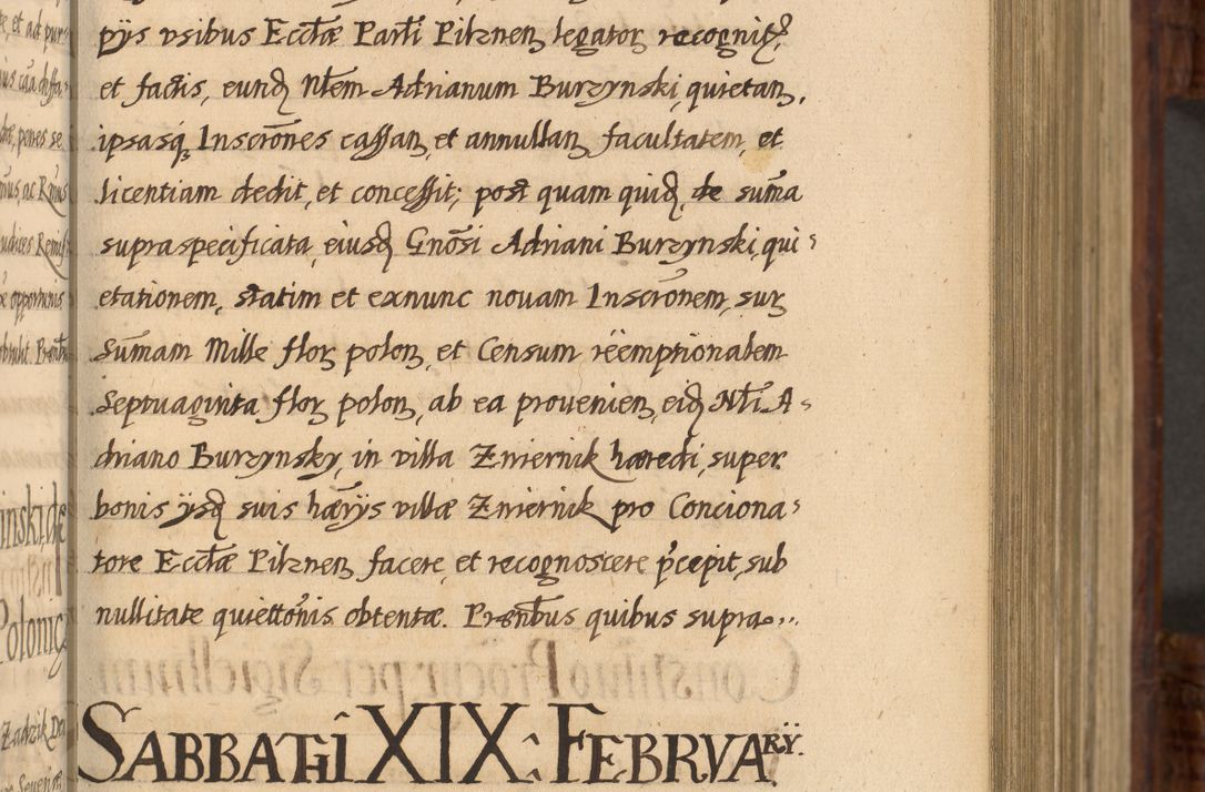 Zdjęcie nr 216 dla obiektu archiwalnego: Acta episcopalia R. D. Jacobi Zadzik, episcopi Cracoviensis et ducis Severiae annorum 1639 et 1640. Volumen II