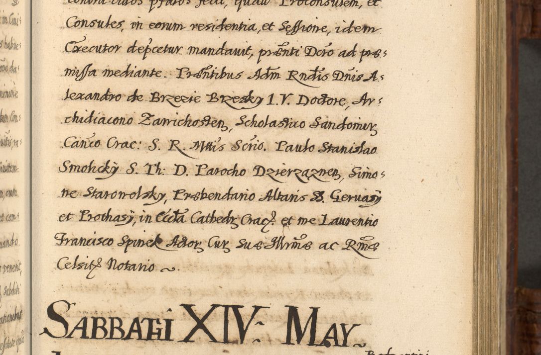Zdjęcie nr 410 dla obiektu archiwalnego: Acta episcopalia R. D. Jacobi Zadzik, episcopi Cracoviensis et ducis Severiae annorum 1639 et 1640. Volumen II