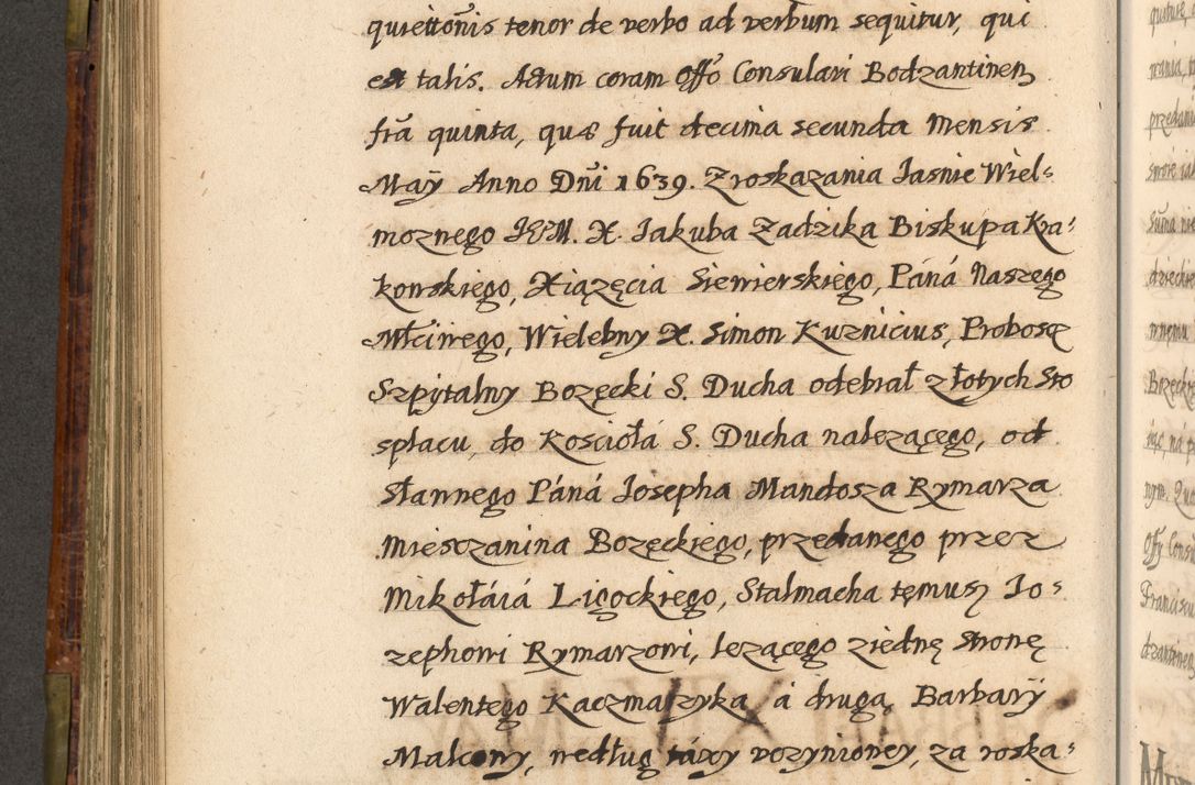 Zdjęcie nr 411 dla obiektu archiwalnego: Acta episcopalia R. D. Jacobi Zadzik, episcopi Cracoviensis et ducis Severiae annorum 1639 et 1640. Volumen II