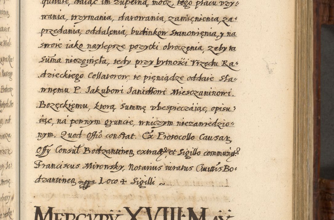 Zdjęcie nr 412 dla obiektu archiwalnego: Acta episcopalia R. D. Jacobi Zadzik, episcopi Cracoviensis et ducis Severiae annorum 1639 et 1640. Volumen II