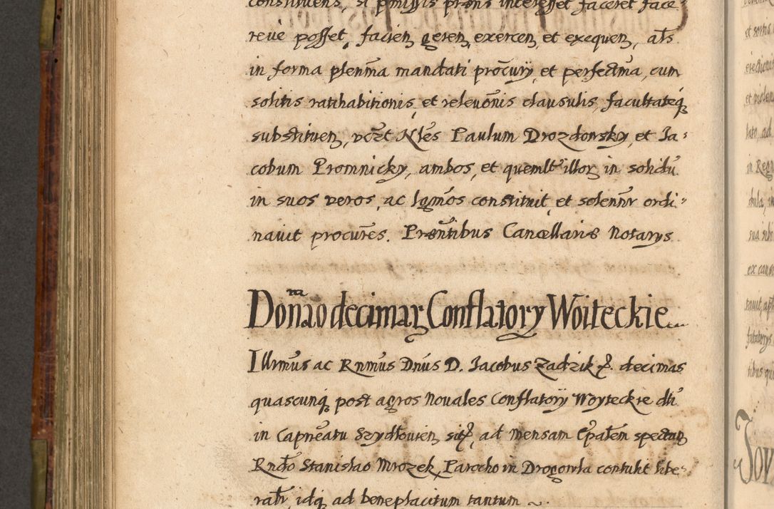 Zdjęcie nr 605 dla obiektu archiwalnego: Acta episcopalia R. D. Jacobi Zadzik, episcopi Cracoviensis et ducis Severiae annorum 1639 et 1640. Volumen II