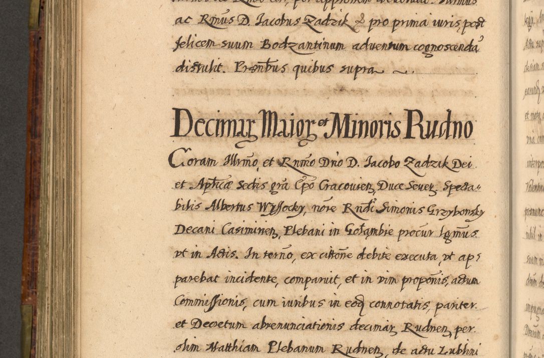 Zdjęcie nr 601 dla obiektu archiwalnego: Acta episcopalia R. D. Jacobi Zadzik, episcopi Cracoviensis et ducis Severiae annorum 1639 et 1640. Volumen II