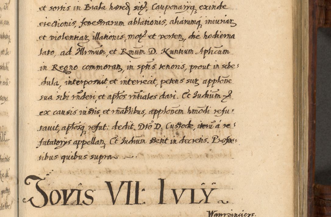 Zdjęcie nr 606 dla obiektu archiwalnego: Acta episcopalia R. D. Jacobi Zadzik, episcopi Cracoviensis et ducis Severiae annorum 1639 et 1640. Volumen II