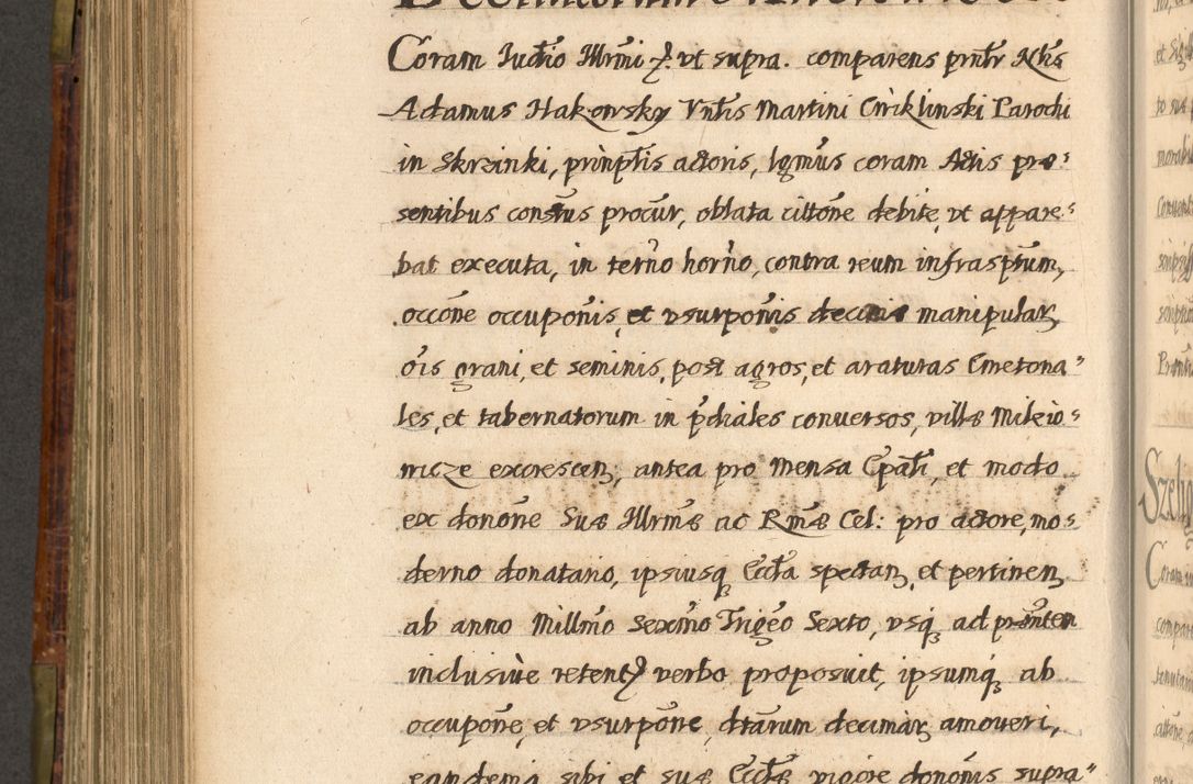 Zdjęcie nr 581 dla obiektu archiwalnego: Acta episcopalia R. D. Jacobi Zadzik, episcopi Cracoviensis et ducis Severiae annorum 1639 et 1640. Volumen II