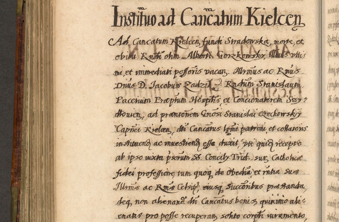 Zdjęcie nr 565 dla obiektu archiwalnego: Acta episcopalia R. D. Jacobi Zadzik, episcopi Cracoviensis et ducis Severiae annorum 1639 et 1640. Volumen II