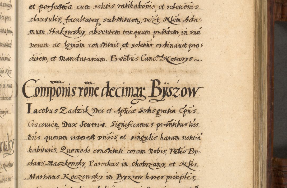 Zdjęcie nr 560 dla obiektu archiwalnego: Acta episcopalia R. D. Jacobi Zadzik, episcopi Cracoviensis et ducis Severiae annorum 1639 et 1640. Volumen II