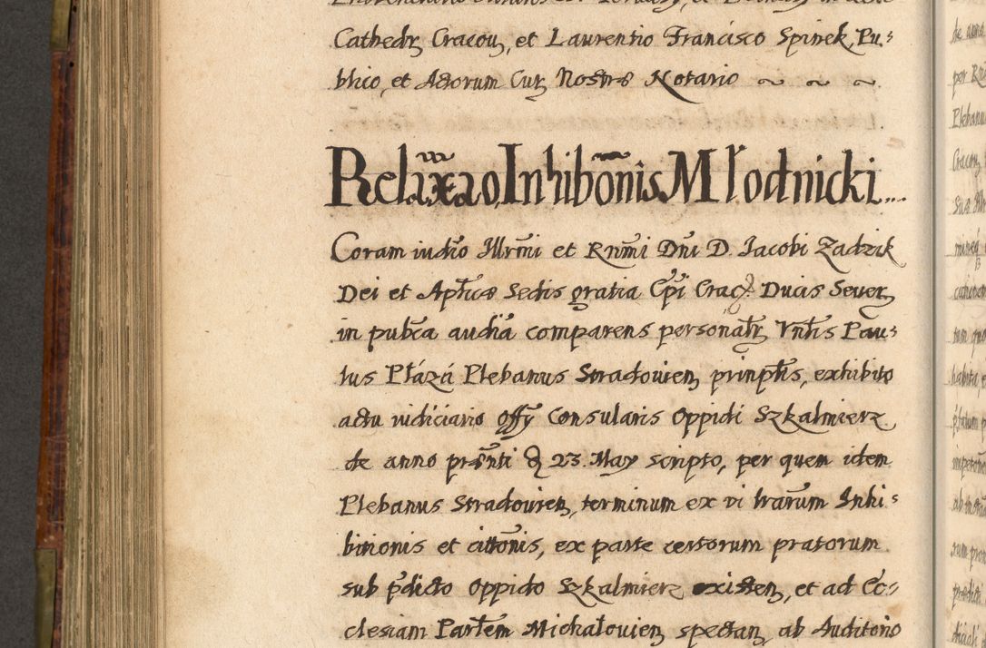 Zdjęcie nr 553 dla obiektu archiwalnego: Acta episcopalia R. D. Jacobi Zadzik, episcopi Cracoviensis et ducis Severiae annorum 1639 et 1640. Volumen II