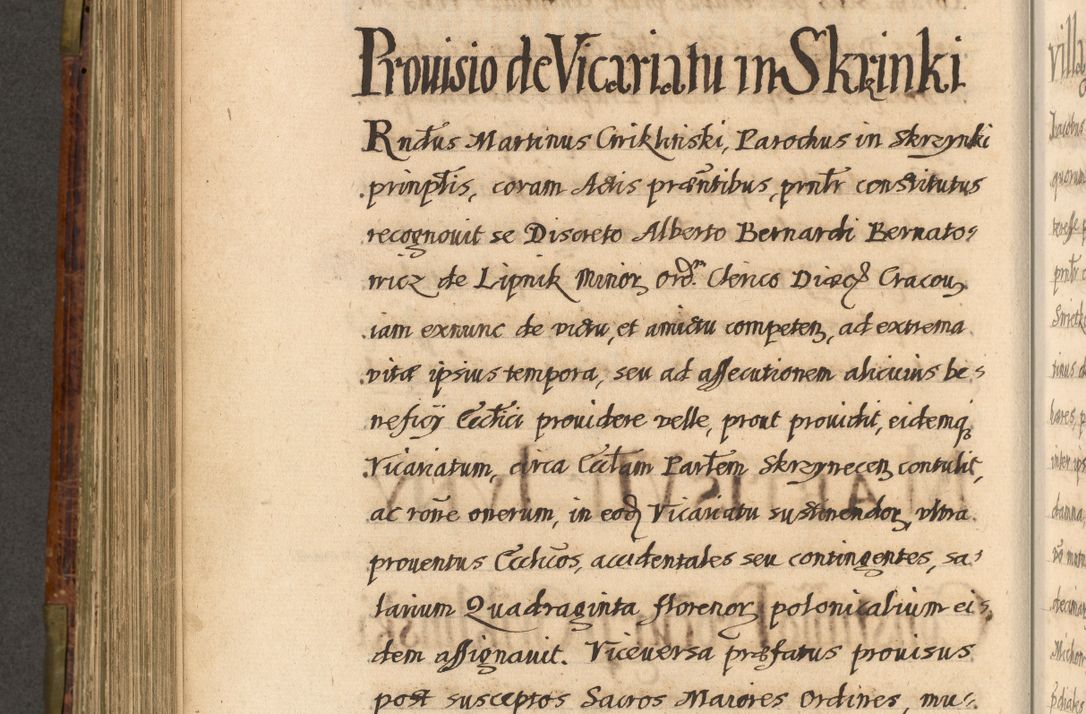 Zdjęcie nr 549 dla obiektu archiwalnego: Acta episcopalia R. D. Jacobi Zadzik, episcopi Cracoviensis et ducis Severiae annorum 1639 et 1640. Volumen II