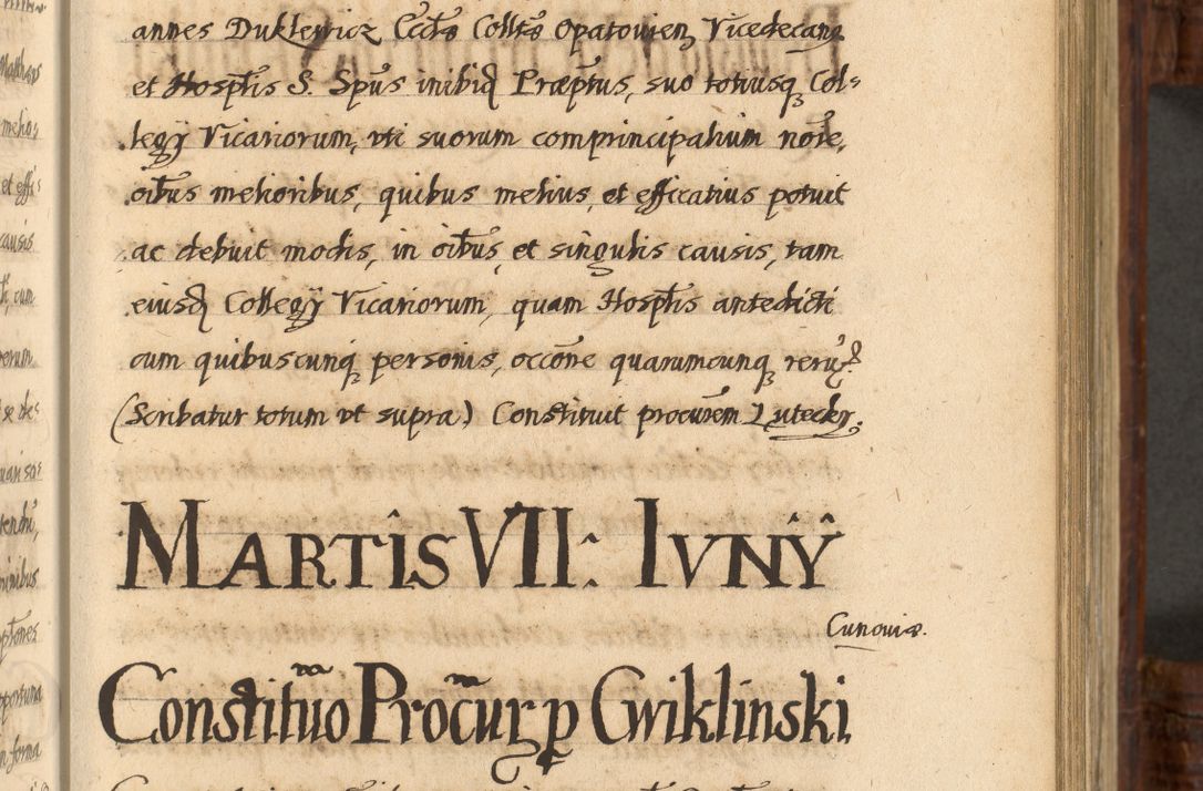 Zdjęcie nr 548 dla obiektu archiwalnego: Acta episcopalia R. D. Jacobi Zadzik, episcopi Cracoviensis et ducis Severiae annorum 1639 et 1640. Volumen II