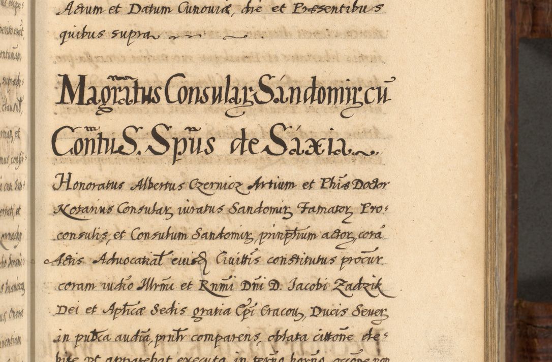 Zdjęcie nr 540 dla obiektu archiwalnego: Acta episcopalia R. D. Jacobi Zadzik, episcopi Cracoviensis et ducis Severiae annorum 1639 et 1640. Volumen II