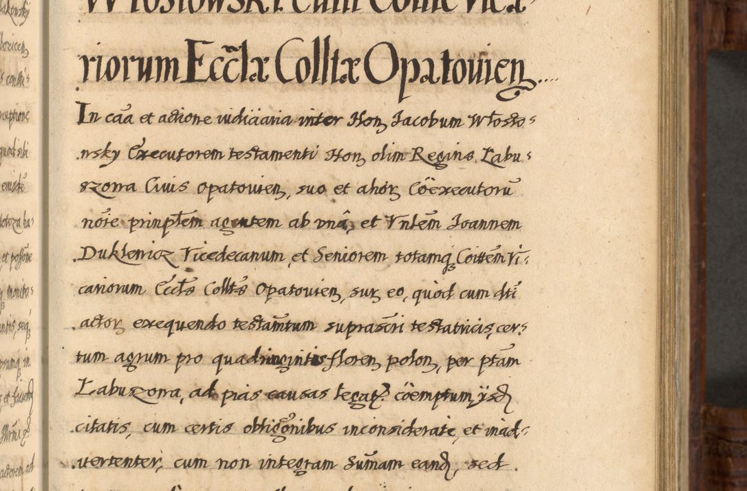 Zdjęcie nr 524 dla obiektu archiwalnego: Acta episcopalia R. D. Jacobi Zadzik, episcopi Cracoviensis et ducis Severiae annorum 1639 et 1640. Volumen II