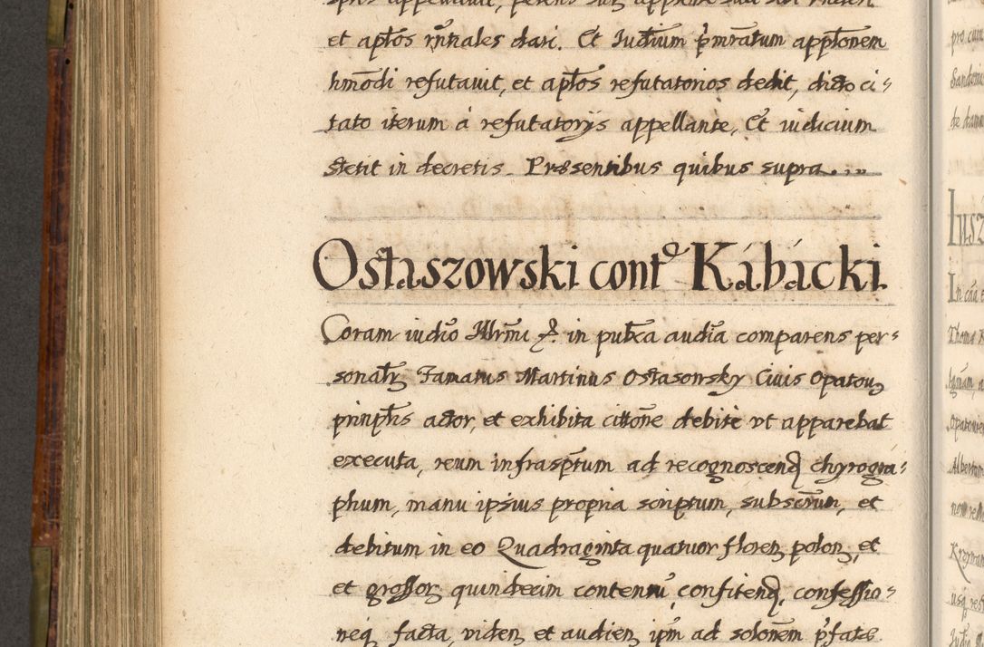 Zdjęcie nr 517 dla obiektu archiwalnego: Acta episcopalia R. D. Jacobi Zadzik, episcopi Cracoviensis et ducis Severiae annorum 1639 et 1640. Volumen II