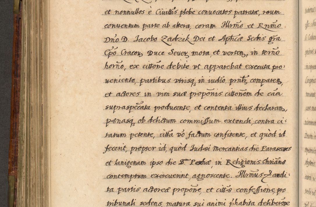 Zdjęcie nr 503 dla obiektu archiwalnego: Acta episcopalia R. D. Jacobi Zadzik, episcopi Cracoviensis et ducis Severiae annorum 1639 et 1640. Volumen II