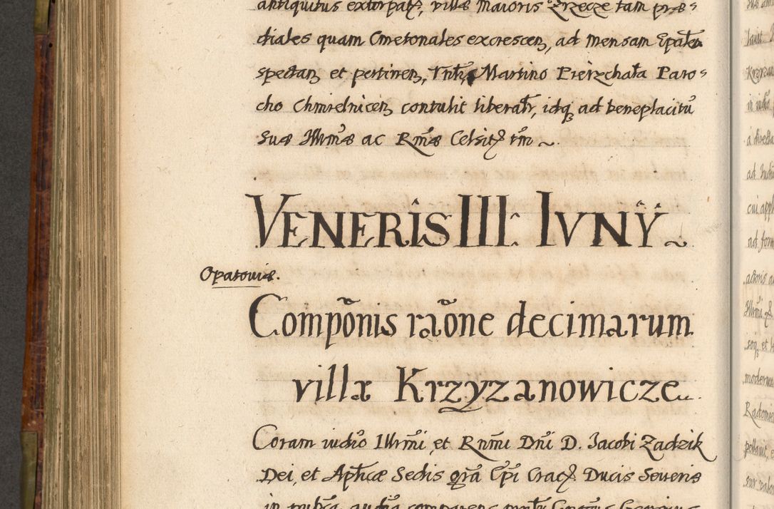 Zdjęcie nr 499 dla obiektu archiwalnego: Acta episcopalia R. D. Jacobi Zadzik, episcopi Cracoviensis et ducis Severiae annorum 1639 et 1640. Volumen II