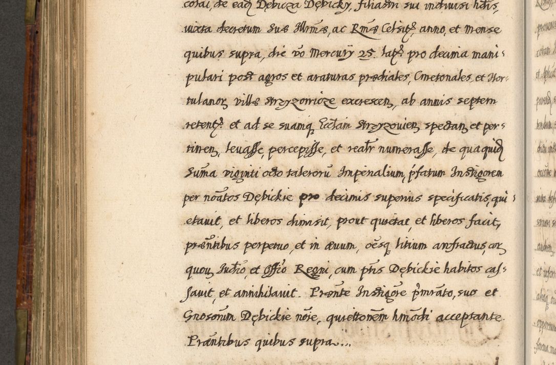 Zdjęcie nr 497 dla obiektu archiwalnego: Acta episcopalia R. D. Jacobi Zadzik, episcopi Cracoviensis et ducis Severiae annorum 1639 et 1640. Volumen II