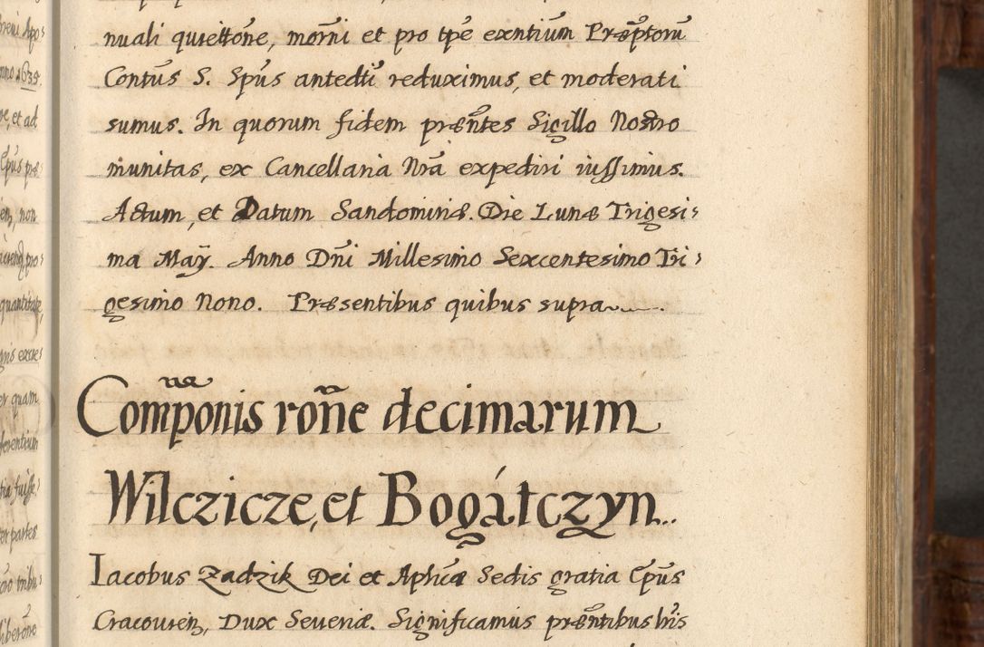 Zdjęcie nr 494 dla obiektu archiwalnego: Acta episcopalia R. D. Jacobi Zadzik, episcopi Cracoviensis et ducis Severiae annorum 1639 et 1640. Volumen II