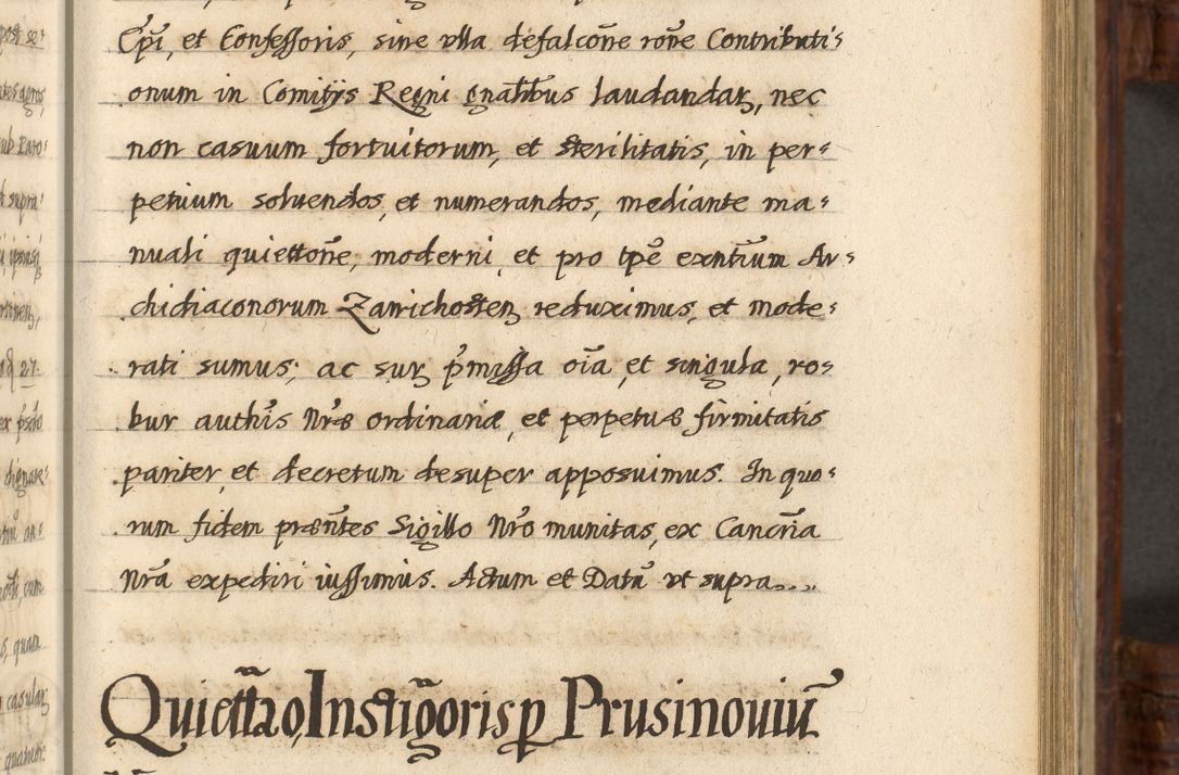 Zdjęcie nr 496 dla obiektu archiwalnego: Acta episcopalia R. D. Jacobi Zadzik, episcopi Cracoviensis et ducis Severiae annorum 1639 et 1640. Volumen II