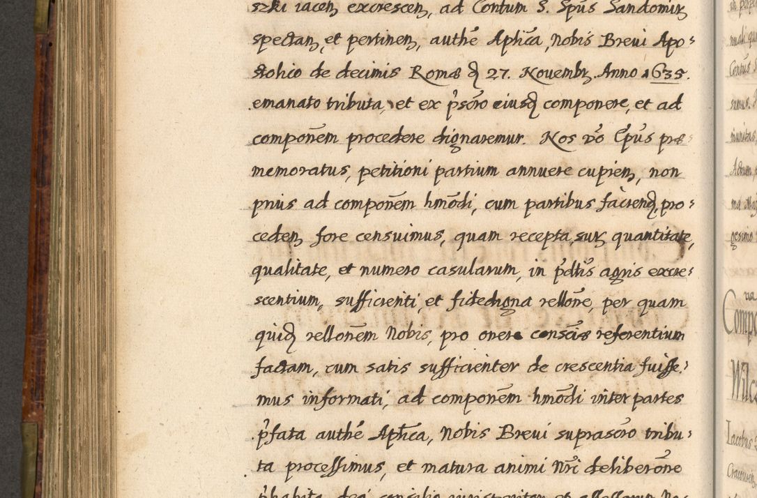 Zdjęcie nr 493 dla obiektu archiwalnego: Acta episcopalia R. D. Jacobi Zadzik, episcopi Cracoviensis et ducis Severiae annorum 1639 et 1640. Volumen II