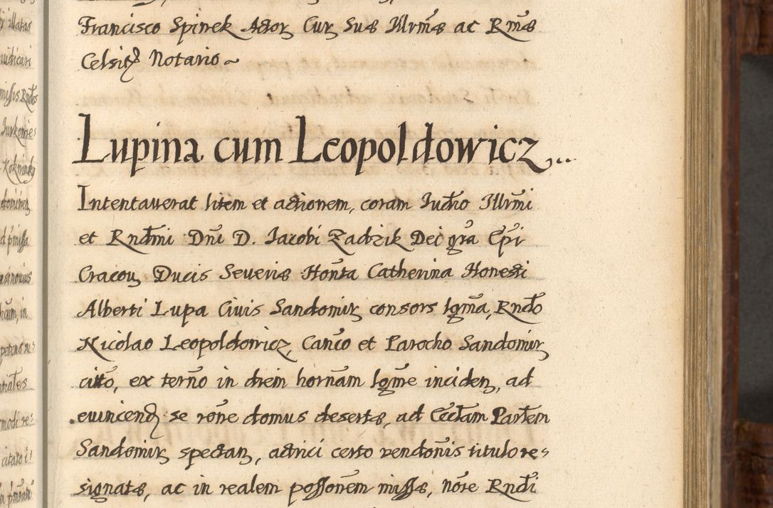 Zdjęcie nr 486 dla obiektu archiwalnego: Acta episcopalia R. D. Jacobi Zadzik, episcopi Cracoviensis et ducis Severiae annorum 1639 et 1640. Volumen II