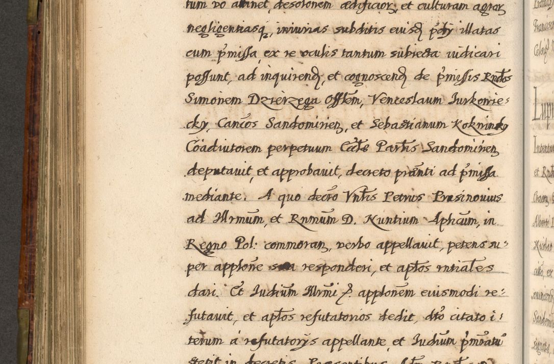 Zdjęcie nr 485 dla obiektu archiwalnego: Acta episcopalia R. D. Jacobi Zadzik, episcopi Cracoviensis et ducis Severiae annorum 1639 et 1640. Volumen II