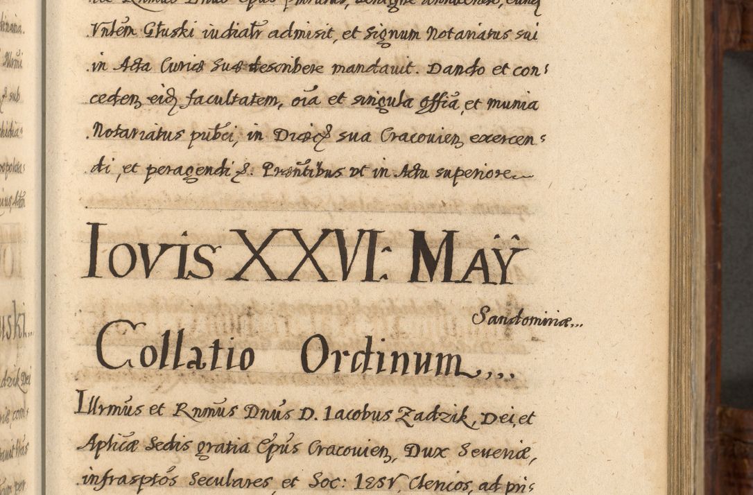 Zdjęcie nr 472 dla obiektu archiwalnego: Acta episcopalia R. D. Jacobi Zadzik, episcopi Cracoviensis et ducis Severiae annorum 1639 et 1640. Volumen II