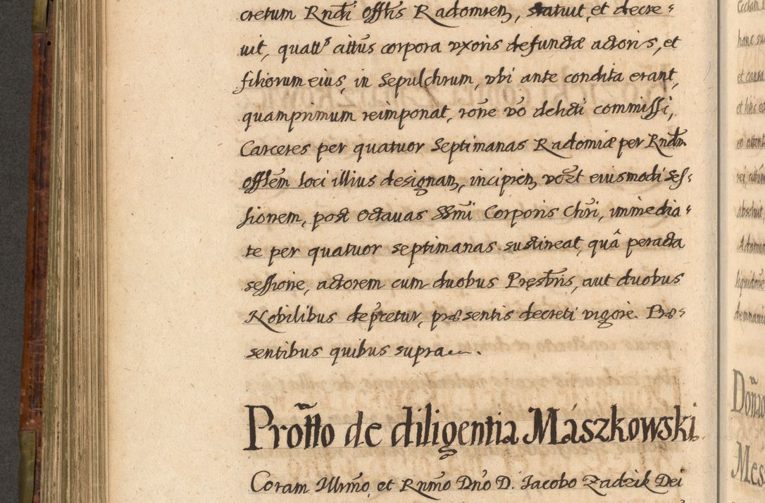 Zdjęcie nr 461 dla obiektu archiwalnego: Acta episcopalia R. D. Jacobi Zadzik, episcopi Cracoviensis et ducis Severiae annorum 1639 et 1640. Volumen II