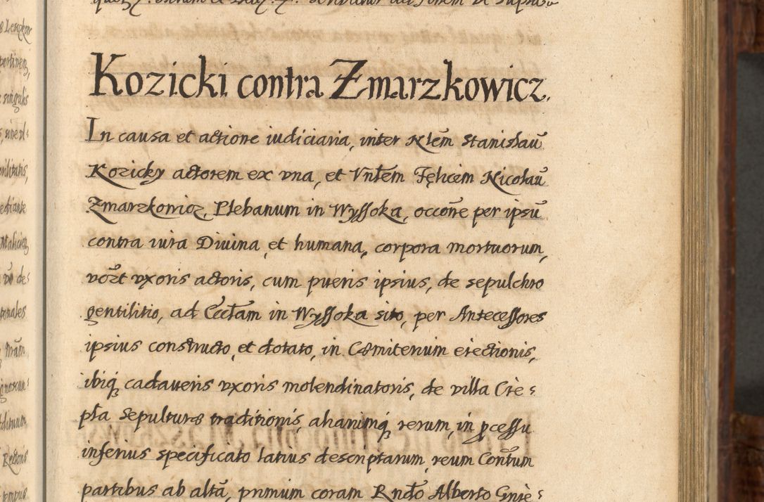 Zdjęcie nr 460 dla obiektu archiwalnego: Acta episcopalia R. D. Jacobi Zadzik, episcopi Cracoviensis et ducis Severiae annorum 1639 et 1640. Volumen II