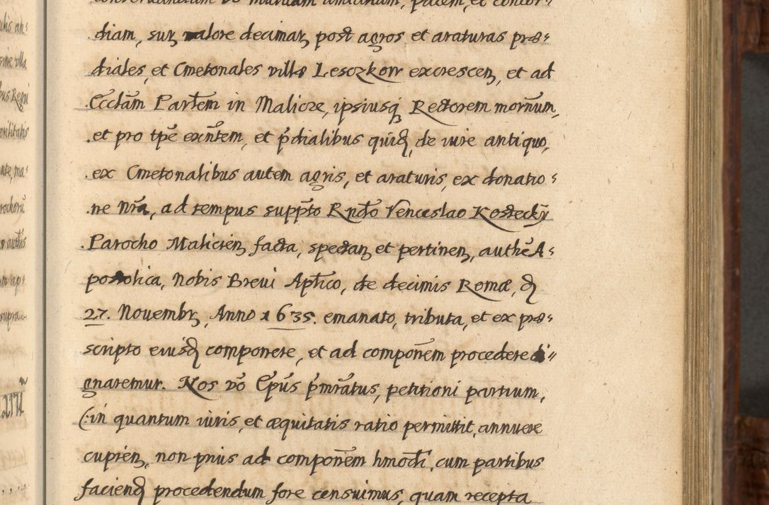 Zdjęcie nr 458 dla obiektu archiwalnego: Acta episcopalia R. D. Jacobi Zadzik, episcopi Cracoviensis et ducis Severiae annorum 1639 et 1640. Volumen II