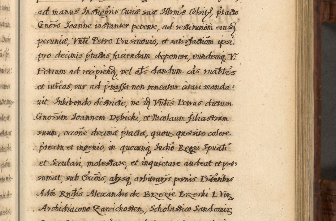 Zdjęcie nr 442 dla obiektu archiwalnego: Acta episcopalia R. D. Jacobi Zadzik, episcopi Cracoviensis et ducis Severiae annorum 1639 et 1640. Volumen II