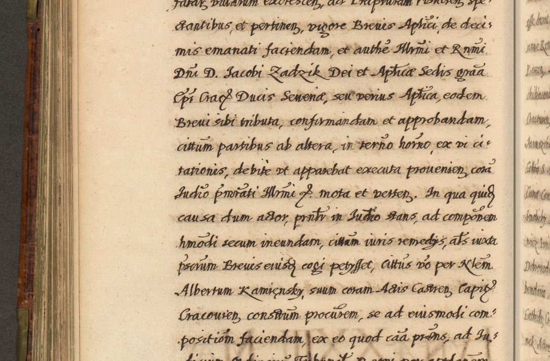 Zdjęcie nr 431 dla obiektu archiwalnego: Acta episcopalia R. D. Jacobi Zadzik, episcopi Cracoviensis et ducis Severiae annorum 1639 et 1640. Volumen II