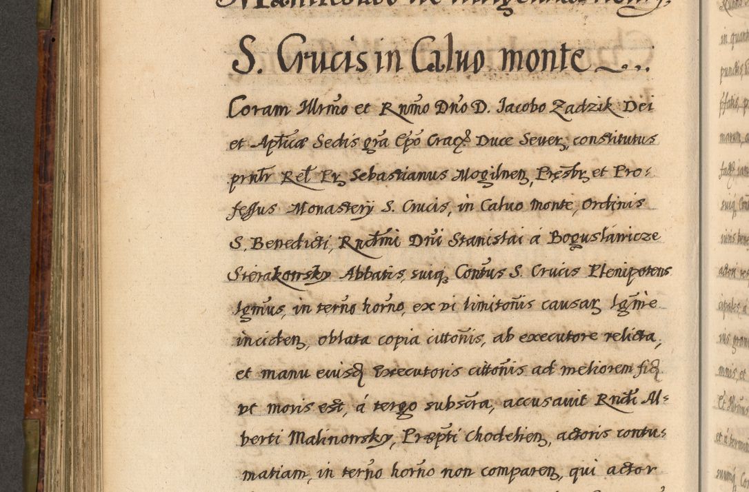 Zdjęcie nr 427 dla obiektu archiwalnego: Acta episcopalia R. D. Jacobi Zadzik, episcopi Cracoviensis et ducis Severiae annorum 1639 et 1640. Volumen II